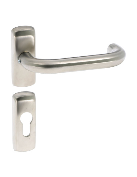 Demi-béquille INOXI sur rosace ABLOY