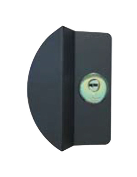 Ensemble poignée intérieure / extérieure avec percement Ensemble poignée intérieur / extérieur avec percement - ABLOY