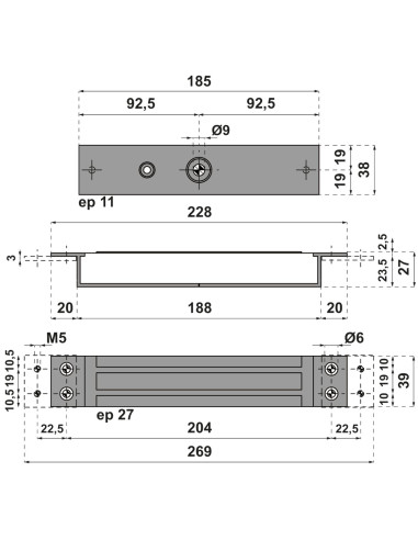 Ventouse électromagnétique CDVI CDVI
