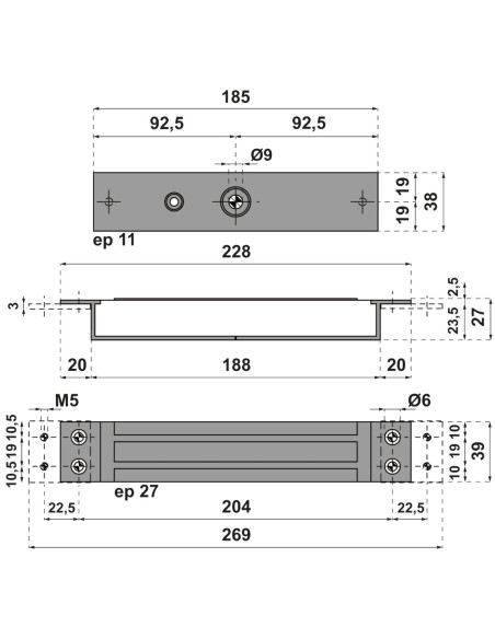 Ventouse électromagnétique CDVI CDVI