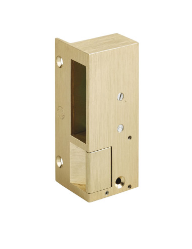 Gâche électrique bronze en applique N°3 pour...