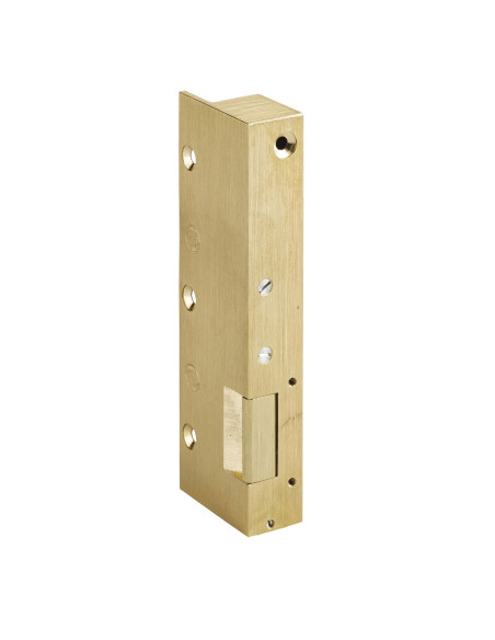 Gâche électrique bronze en applique N°12 pour serrure verticale - BEUGNOT