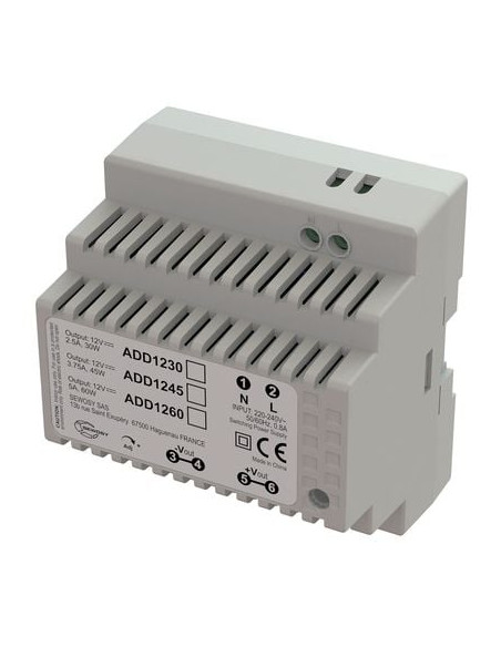 Alimentation rail DIN 5 modules SEWOSY