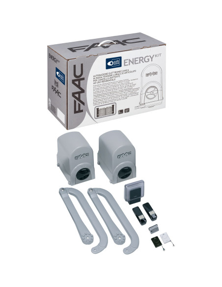 Motorisation portail battant Energy kit intégral FAAC