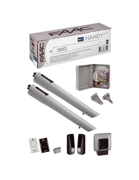 Motorisation portail battant Handy kit intégral FAAC