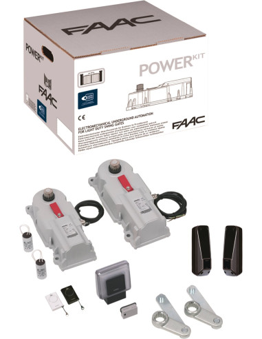 Motorisation portail battant Powerkit start FAAC