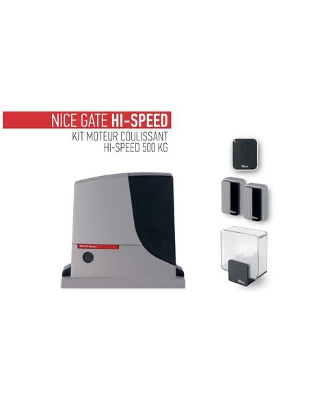 Motorisation portail coulissant Robuskit HI-SPEED NICE