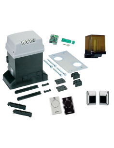 Motorisation portail coulissant Pratico kit FAAC 2