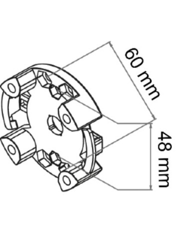Support pour moteur TM45 FAAC
