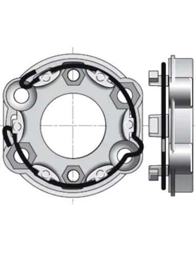 Support pour moteur SOMFY