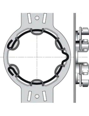Support pour moteur SOMFY