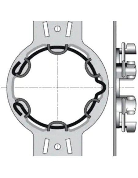 Support pour moteur SOMFY