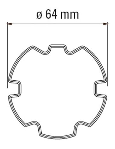 Adaptateur pour moteur tm45 FAAC