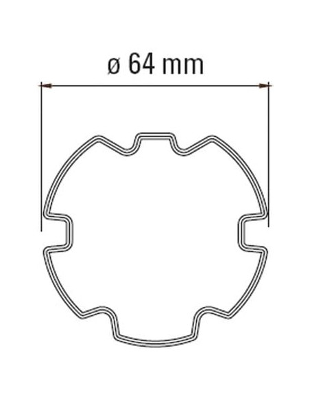 Adaptateur pour moteur tm45 FAAC