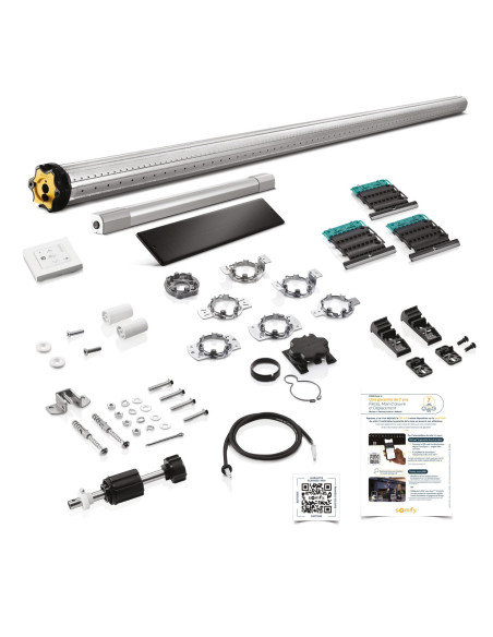 Kit universel de motorisation solaire RS100 SOLAR io SOMFY