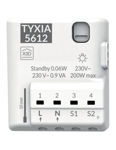 Récepteur pour éclairage TYXIA 5610 DELTA DORE 2