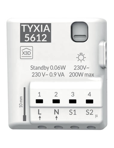 Récepteur pour éclairage TYXIA 5610 DELTA DORE