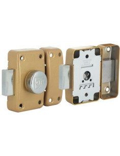 Verrou targette à bouton seul CITY 25 ISEO_CITY