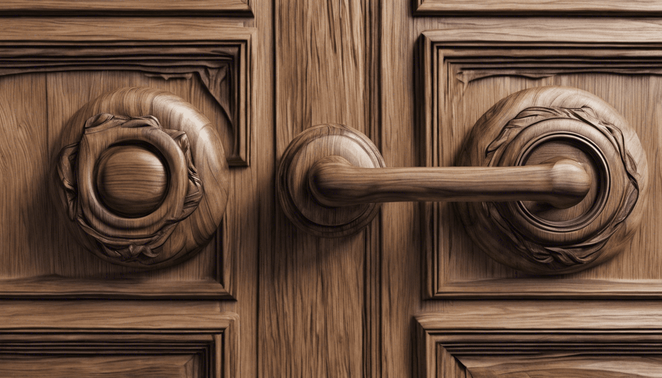 Cette poignée de porte en bois va-t-elle révolutionner votre décoration intérieure ?