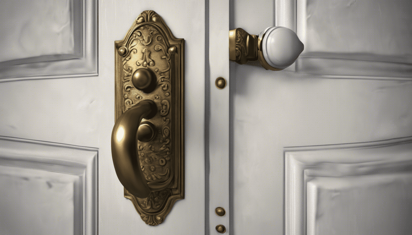 Cette poignée de porte en laiton cache-t-elle un secret antique ?