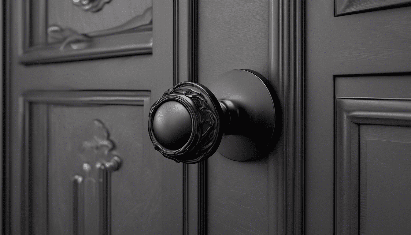 Découvrez comment les poignées de porte noires peuvent transformer l'ambiance de votre intérieur !