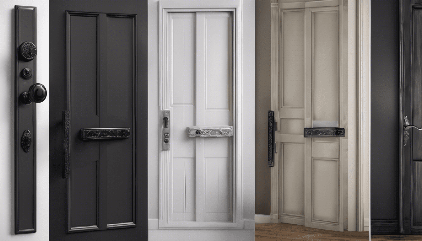 Découvrez comment les poignées de porte noires peuvent transformer l'ambiance de votre intérieur !
