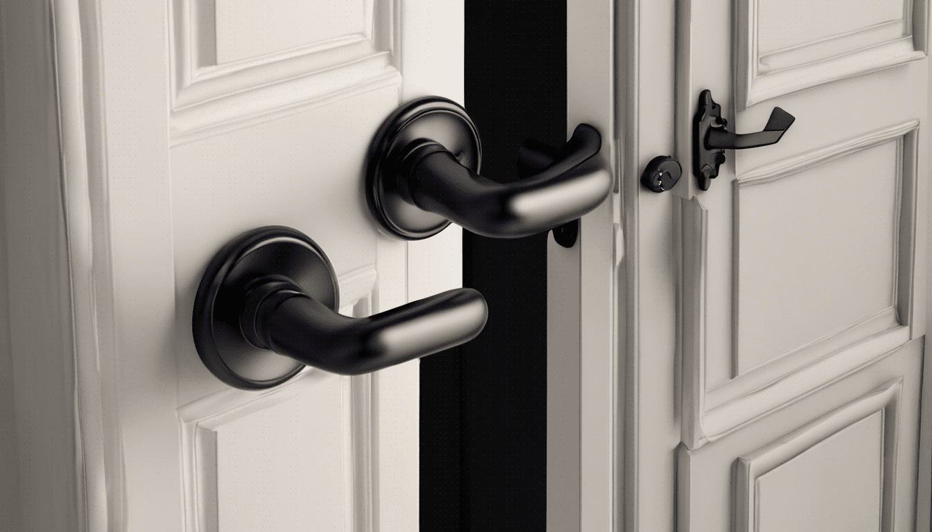 Pourquoi la poignée de porte noire est-elle devenue un incontournable du design intérieur ?
