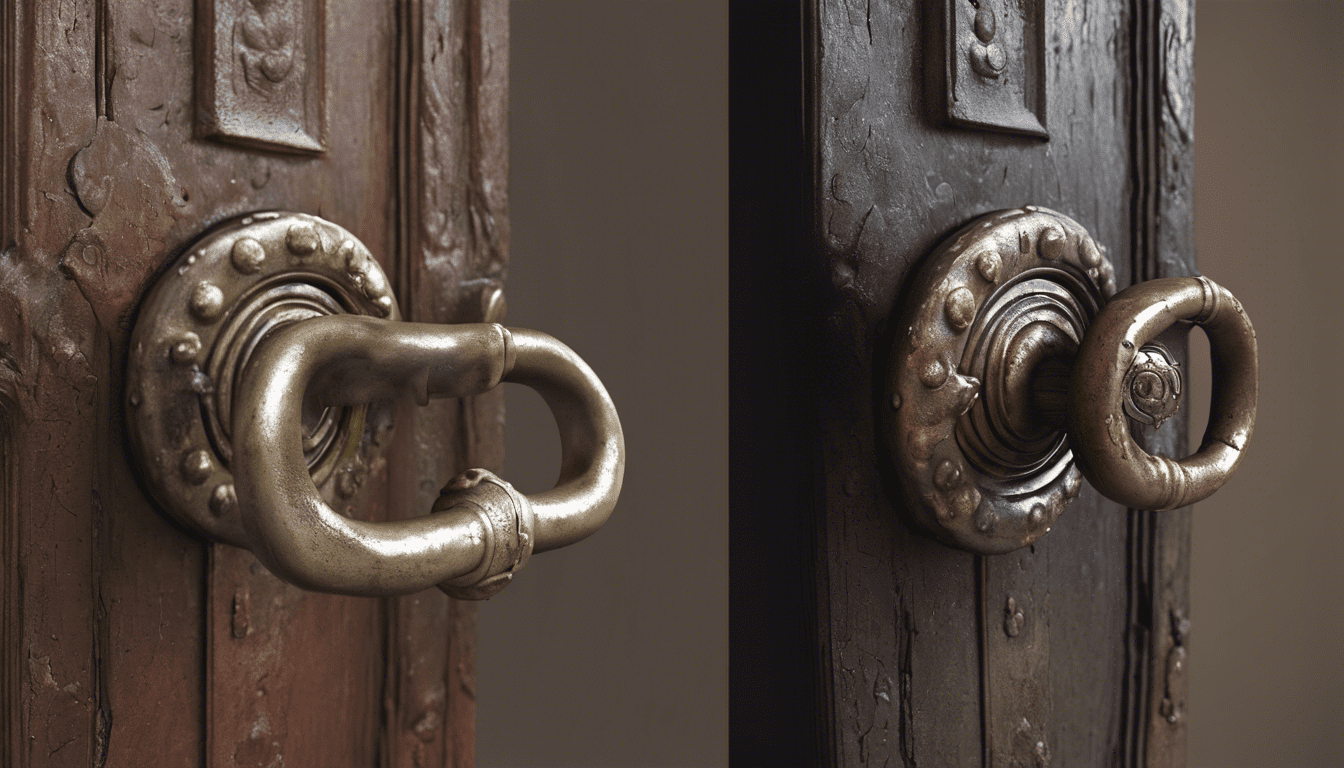 Vous ne croirez pas à quoi ressemble cette incroyable poignée de porte ancienne !