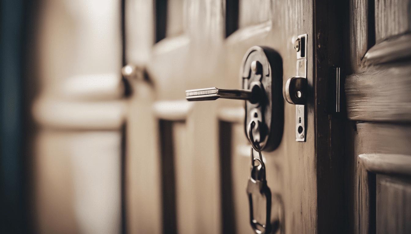 Comment débloquer une porte bloquée sans clé ?
