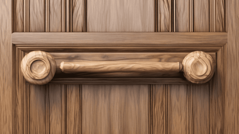 Découvrez la dernière tendance en matière de poignées de porte en bois !