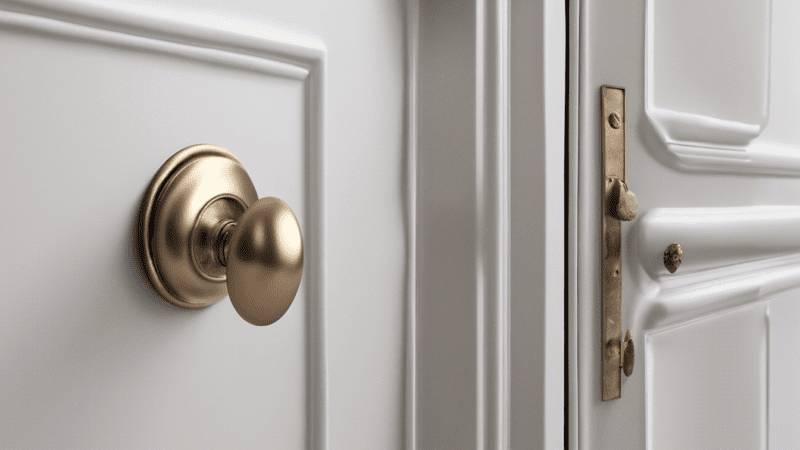 Découvrez la poignée de porte en porcelaine qui va révolutionner votre décoration intérieure !
