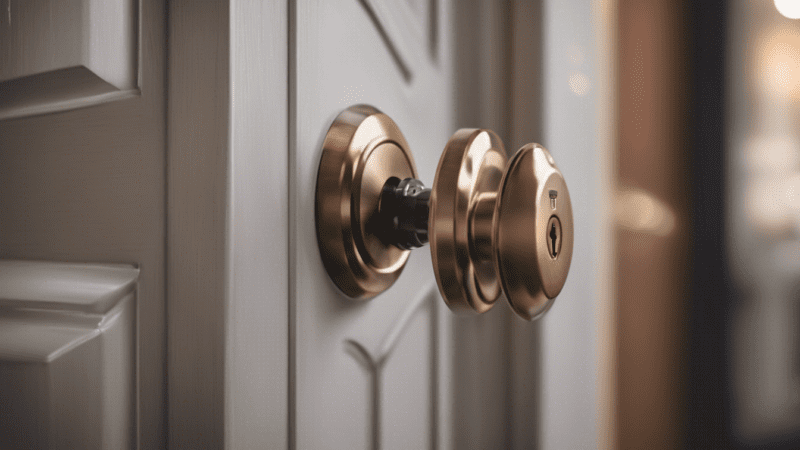 Les serrures à pêne dormant : comment garantir la sécurité de votre domicile ?