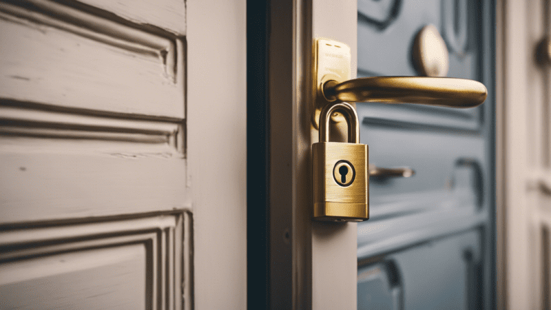 Comment choisir la meilleure serrure réversible pour votre porte ?