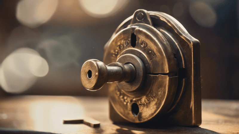 Découvrez la serrure à gorge : comment fonctionne-t-elle ?