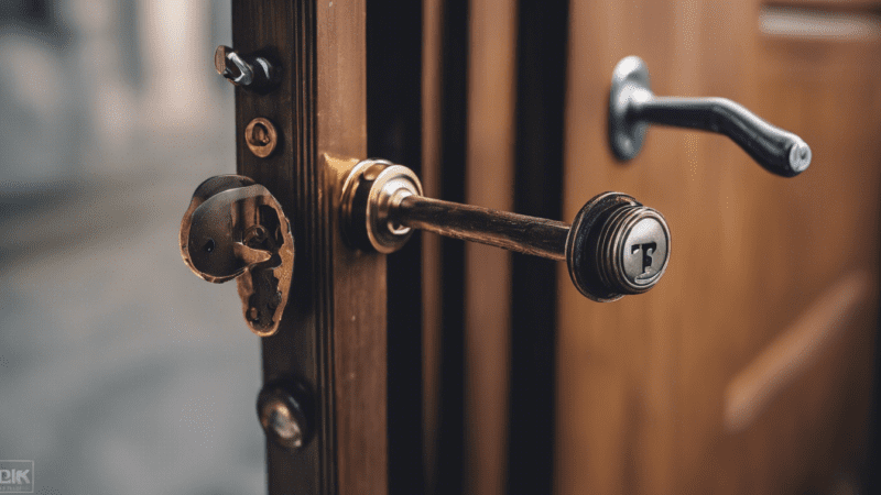 Serrure à fouillot ou à bouton : quelle est la meilleure option pour votre porte ?